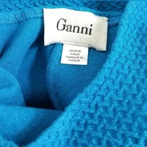 Ganni Tops - Ganni Peplum Top Size Medium Blue Ponte Tank Top Ganni Tops - Ganni Peplum Top Size Medium Blue Ponte Tank Top